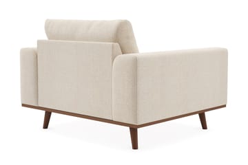 Copenhagen Premium Djup Fåtölj i Chenille - Ljusbeige - Möbler - Fåtölj & stolar - Fåtölj