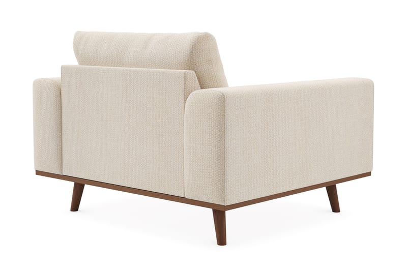 Copenhagen Premium Djup Fåtölj i Chenille - Ljusbeige - Möbler - Fåtölj & stolar - Fåtölj