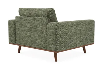 Copenhagen Premium Djup Fåtölj i Chenille - Grön - Möbler - Fåtölj & stolar - Fåtölj