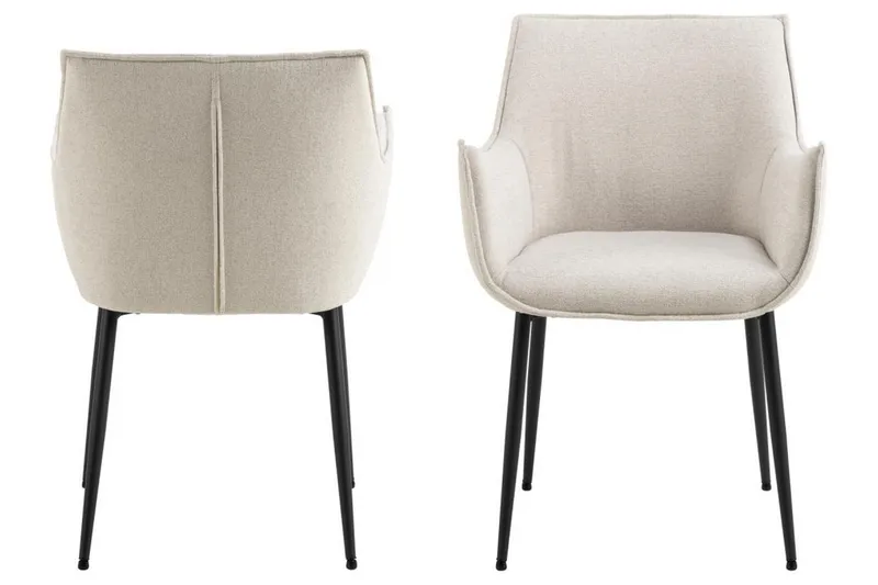 Crestlyn Karmstol - Beige - Möbler - Fåtölj & stolar - Matstol & köksstol