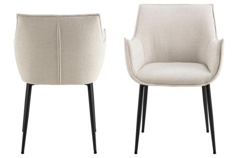 Crestlyn Karmstol - Beige - Möbler - Fåtölj & stolar - Matstol & köksstol