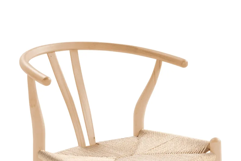 Dastoori Matstol med Armstöd - Vitlaserad / Ek / Trä / Natur - Möbler - Fåtölj & stolar - Matstol & köksstol