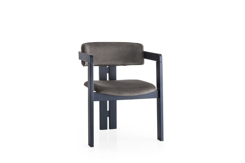 Diontae Karmstol - Svart/Antracit - Möbler - Fåtölj & stolar - Matstol & köksstol