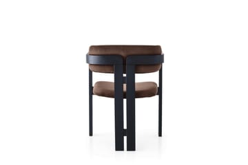 Diontae Karmstol - Svart/Brun - Möbler - Fåtölj & stolar - Matstol & köksstol