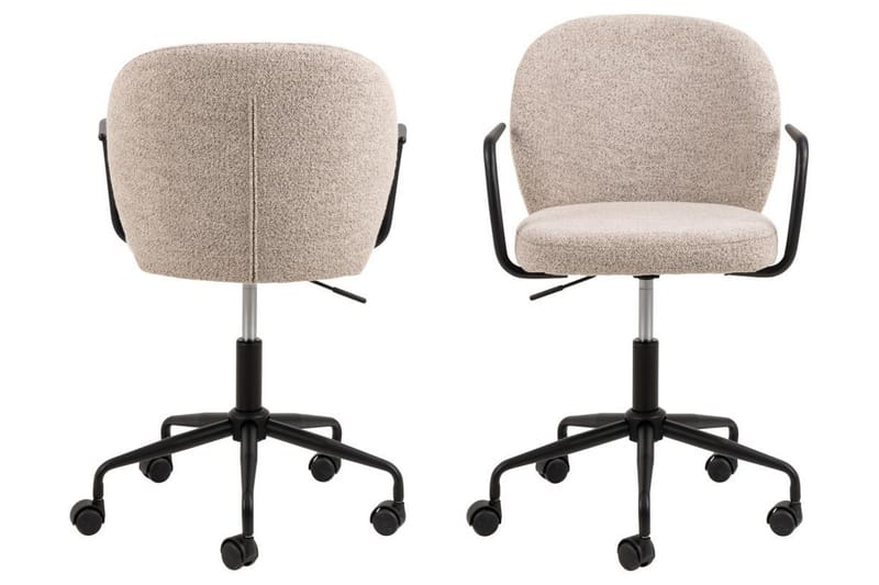 Dursun Kontorsstol - Beige - Möbler - Fåtölj & stolar - Kontorsstol & skrivbordsstol