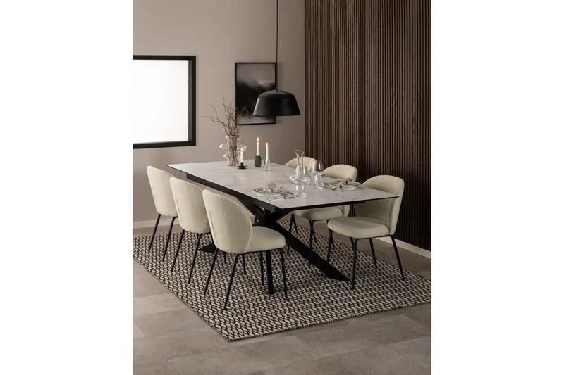 Dursun Matstol - Ljusbeige - Möbler - Fåtölj & stolar - Matstol & köksstol