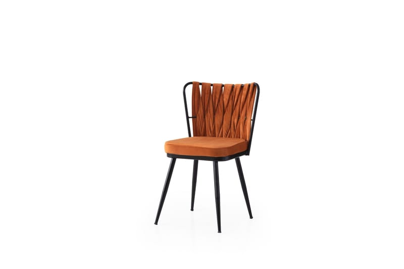 Dyana Matstol - Svart/Orange - Möbler - Fåtölj & stolar - Matstol & köksstol