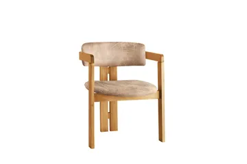 Dylana Karmstol - Ek/Beige - Möbler - Fåtölj & stolar - Matstol & köksstol