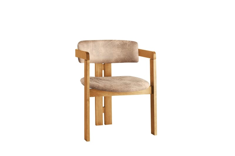 Dylana Karmstol - Ek/Beige - Möbler - Fåtölj & stolar - Matstol & köksstol