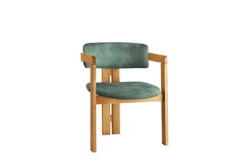 Dylana Karmstol - Ek/Grön - Möbler - Fåtölj & stolar - Matstol & köksstol