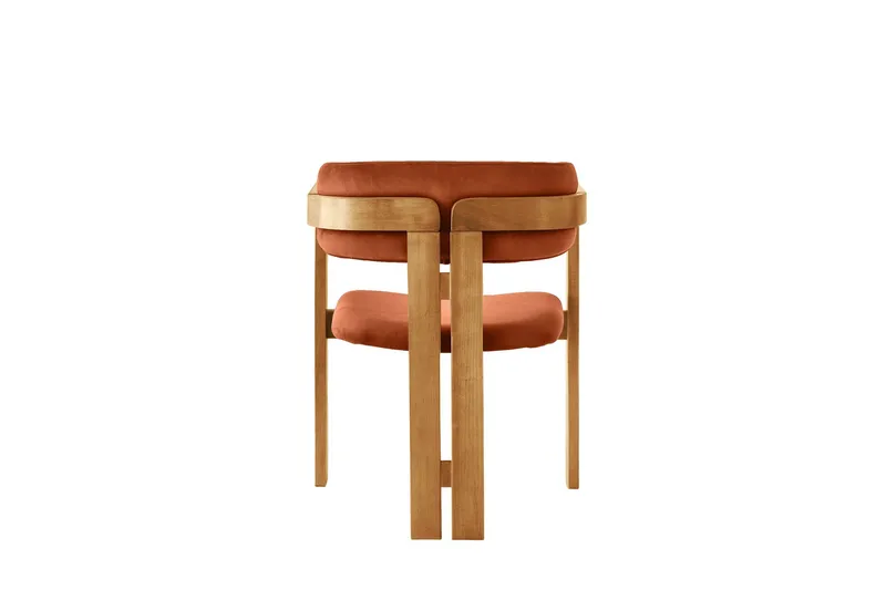 Dylana Karmstol - Ek/Röd - Möbler - Fåtölj & stolar - Matstol & köksstol