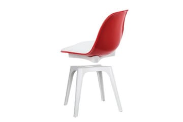 Edoardo Matstol - Röd/Vit - Möbler - Fåtölj & stolar - Matstol & köksstol