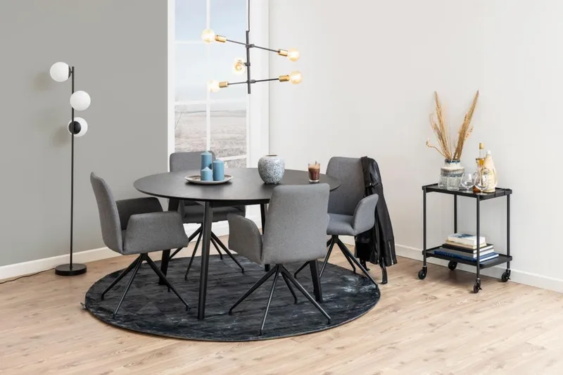 Edwuna Karmstol - Grå - Möbler - Fåtölj & stolar - Matstol & köksstol