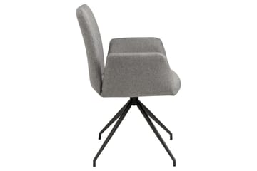 Edwuna Karmstol - Grå - Möbler - Fåtölj & stolar - Matstol & köksstol