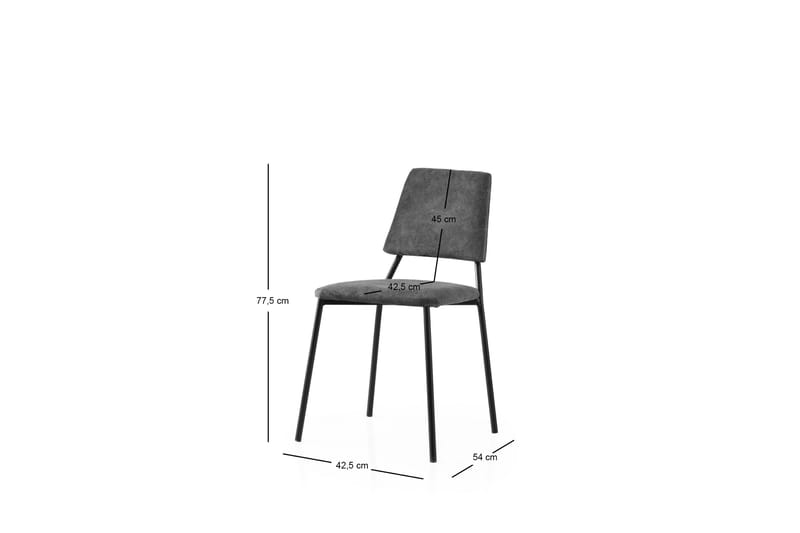 Elita Matstol - Svart/Antracit - Möbler - Fåtölj & stolar - Matstol & köksstol