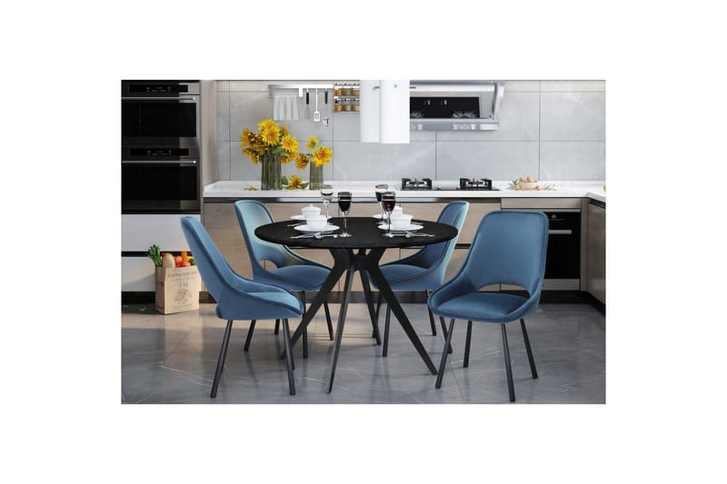 Eliza Matstol - blå - Möbler - Fåtölj & stolar - Matstol & köksstol