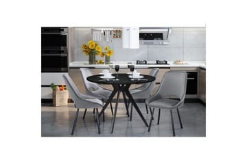 Eliza Matstol - Grå - Möbler - Fåtölj & stolar - Matstol & köksstol