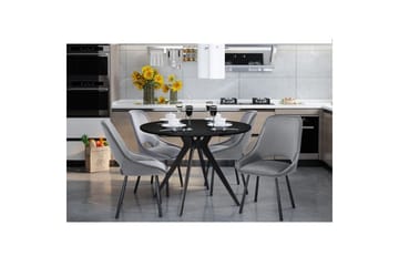 Eliza Matstol - Grå - Möbler - Fåtölj & stolar - Matstol & köksstol