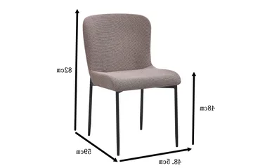 Elsie Matstol - Grå - Möbler - Fåtölj & stolar - Matstol & köksstol