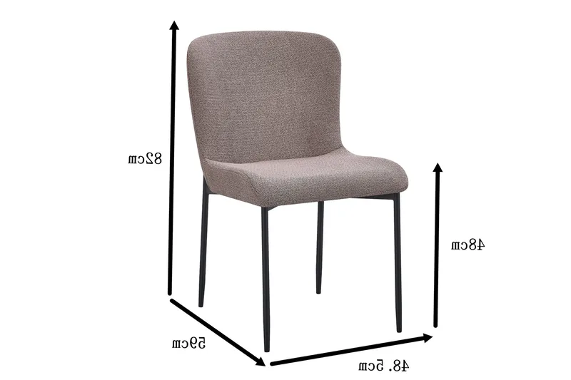Elsie Matstol - Grå - Möbler - Fåtölj & stolar - Matstol & köksstol