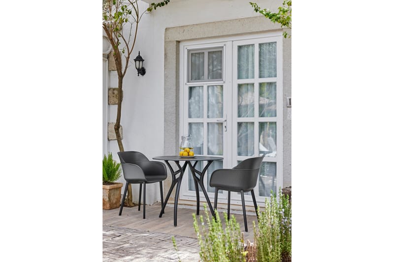 Elyon Karmstol - Antracit - Möbler - Fåtölj & stolar - Matstol & köksstol