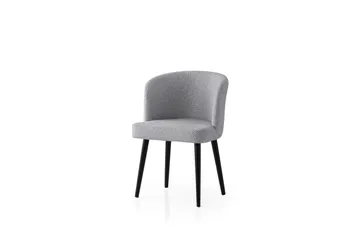 Errol Matstol - Svart/Ljusgrå - Möbler - Fåtölj & stolar - Matstol & köksstol