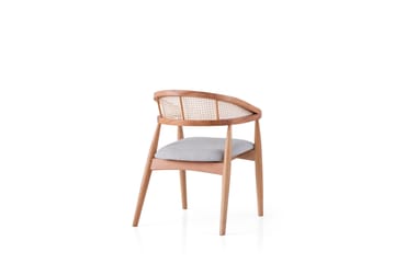 Esau Karmstol - Ek/Blå - Möbler - Fåtölj & stolar - Matstol & köksstol