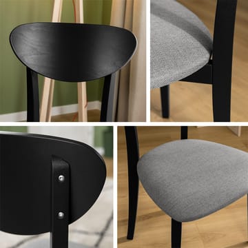 Esher Matstol - svart, beige - Möbler - Fåtölj & stolar - Matstol & köksstol