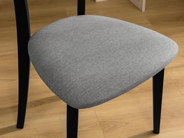 Esher Matstol - svart/beige - Möbler - Fåtölj & stolar - Matstol & köksstol