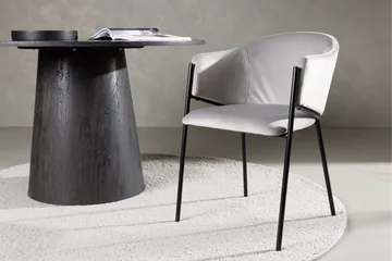 Evelina Karmstol - Grå - Möbler - Fåtölj & stolar - Matstol & köksstol