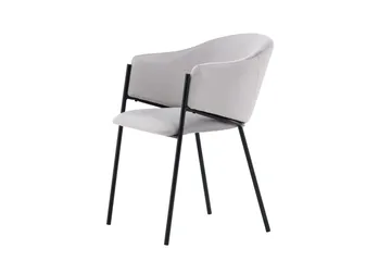 Evelina Karmstol - Grå - Möbler - Fåtölj & stolar - Matstol & köksstol