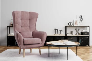 Öronlappsfåtölj Artieda - Rosa - Möbler - Fåtölj & stolar - Fåtölj - Öronlappsfåtölj