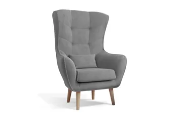 Arti Öronlappsfåtölj - Grå - Möbler - Fåtölj & stolar - Fåtölj - Öronlappsfåtölj