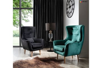 Arti Öronlappsfåtölj - Grön - Möbler - Fåtölj & stolar - Fåtölj - Öronlappsfåtölj