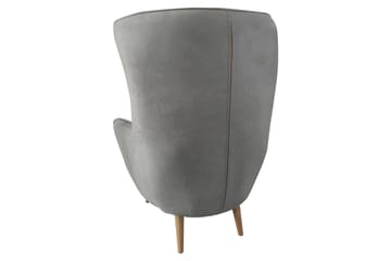 Fåtölj LORD med fotpall - Beige - Möbler - Fåtölj & stolar - Fåtölj - Öronlappsfåtölj