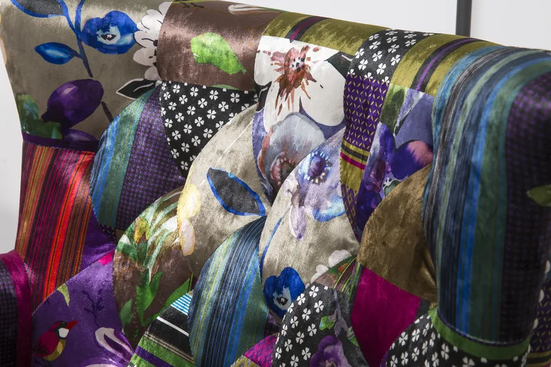 London Öronlappsfåtölj - Tyg mönstrat - Möbler - Fåtölj & stolar - Fåtölj - Öronlappsfåtölj