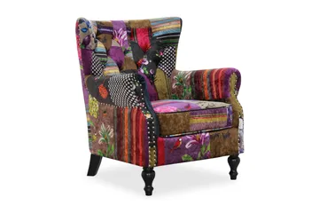 London Öronlappsfåtölj - Tyg mönstrat - Möbler - Fåtölj & stolar - Fåtölj - Öronlappsfåtölj