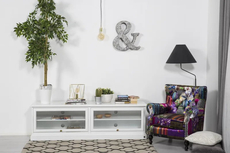 London Öronlappsfåtölj - Tyg mönstrat - Möbler - Fåtölj & stolar - Fåtölj - Öronlappsfåtölj