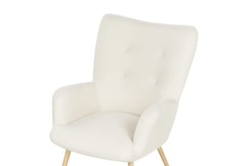 Öronlappsfåtölj Vejle - Beige, svart - Möbler - Fåtölj & stolar - Fåtölj - Öronlappsfåtölj