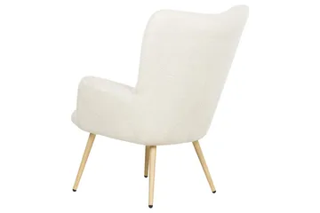 Öronlappsfåtölj Vejle - Beige, svart - Möbler - Fåtölj & stolar - Fåtölj - Öronlappsfåtölj