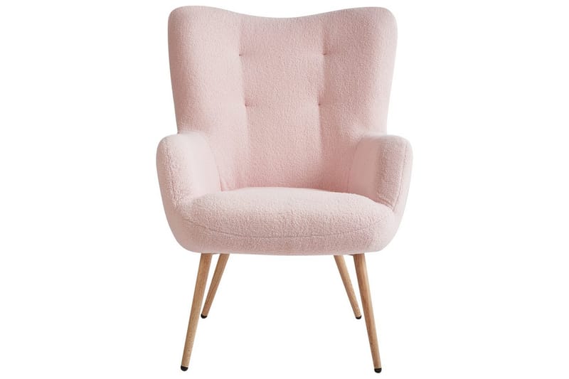 Öronlappsfåtölj Vejle - Beige, vit - Möbler - Fåtölj & stolar - Fåtölj - Öronlappsfåtölj