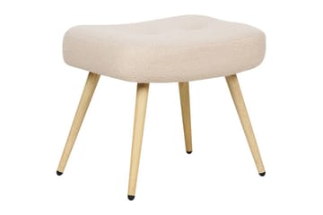 Öronlappsfåtölj Vejle - Rosa, mörkt trä - Möbler - Fåtölj & stolar - Fåtölj - Öronlappsfåtölj