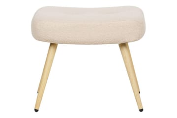 Öronlappsfåtölj Vejle - Rosa, mörkt trä - Möbler - Fåtölj & stolar - Fåtölj - Öronlappsfåtölj