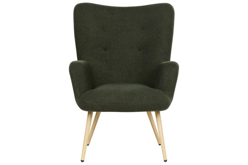 Öronlappsfåtölj Vejle - Vit, Svart - Möbler - Fåtölj & stolar - Fåtölj - Öronlappsfåtölj