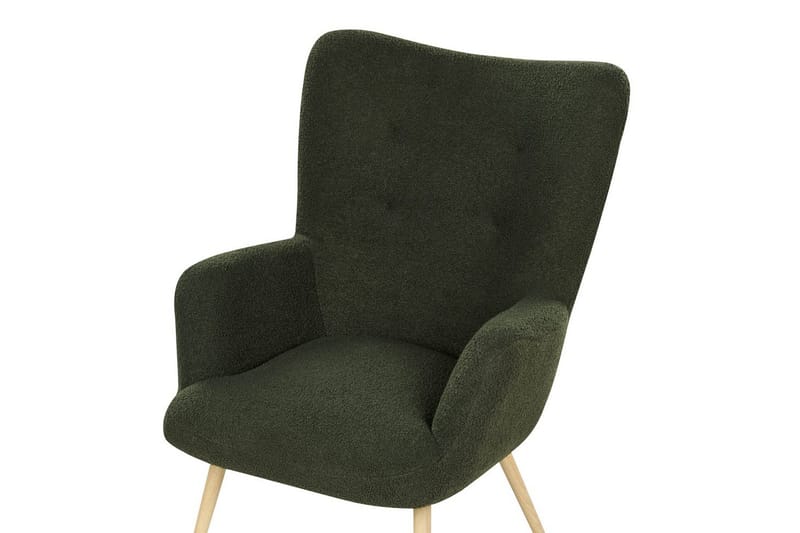 Öronlappsfåtölj Vejle - Vit, Svart - Möbler - Fåtölj & stolar - Fåtölj - Öronlappsfåtölj