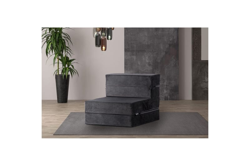 1-sits bäddsoffa Maroubridge Antracit - Antracit - Möbler - Fåtölj & stolar - Fåtölj - Bäddfåtölj