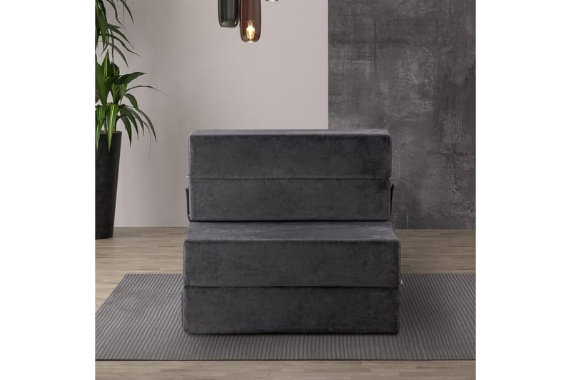 1-sits bäddsoffa Maroubridge Antracit - Antracit - Möbler - Fåtölj & stolar - Fåtölj - Bäddfåtölj