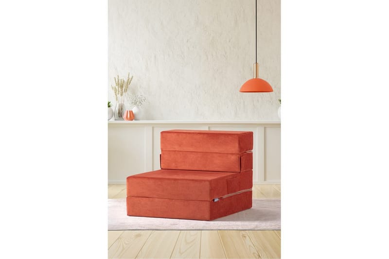 1-sits bäddsoffa Maroubridge Apelsin - Apelsin - Möbler - Fåtölj & stolar - Fåtölj - Bäddfåtölj