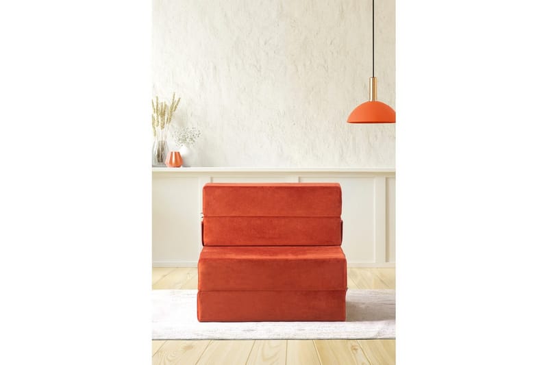 1-sits bäddsoffa Maroubridge Apelsin - Apelsin - Möbler - Fåtölj & stolar - Fåtölj - Bäddfåtölj