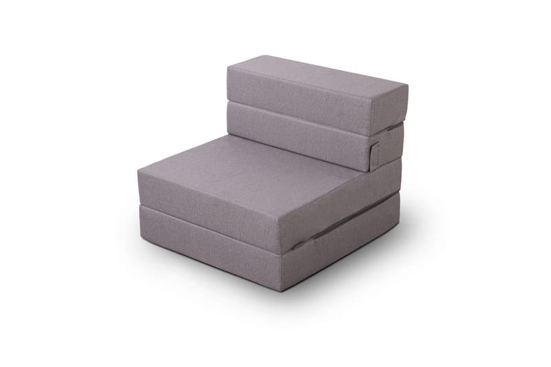 1-sits bäddsoffa Maroubridge Grå - Grå - Möbler - Fåtölj & stolar - Fåtölj - Bäddfåtölj